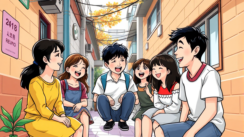 10주년 기념, 다시 만나는 쌍문동 (cartoon 스타일)