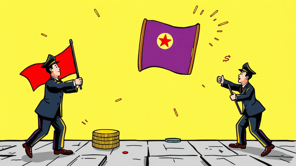 환율 전망, 정부 정책은? (cartoon 스타일)