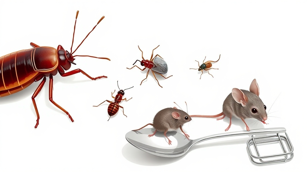 종류별 효과적인 퇴치법 (illustration 스타일)