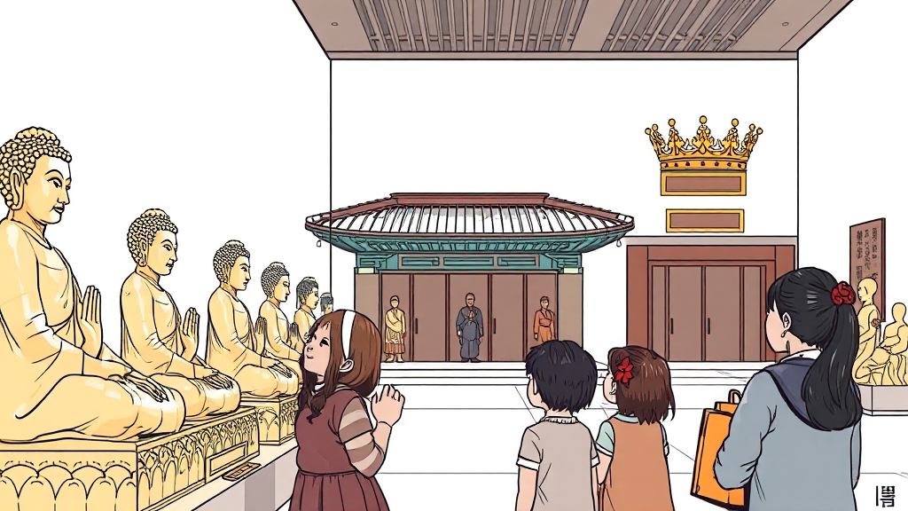 맞춤 추천 관람 코스 (illustration 스타일)