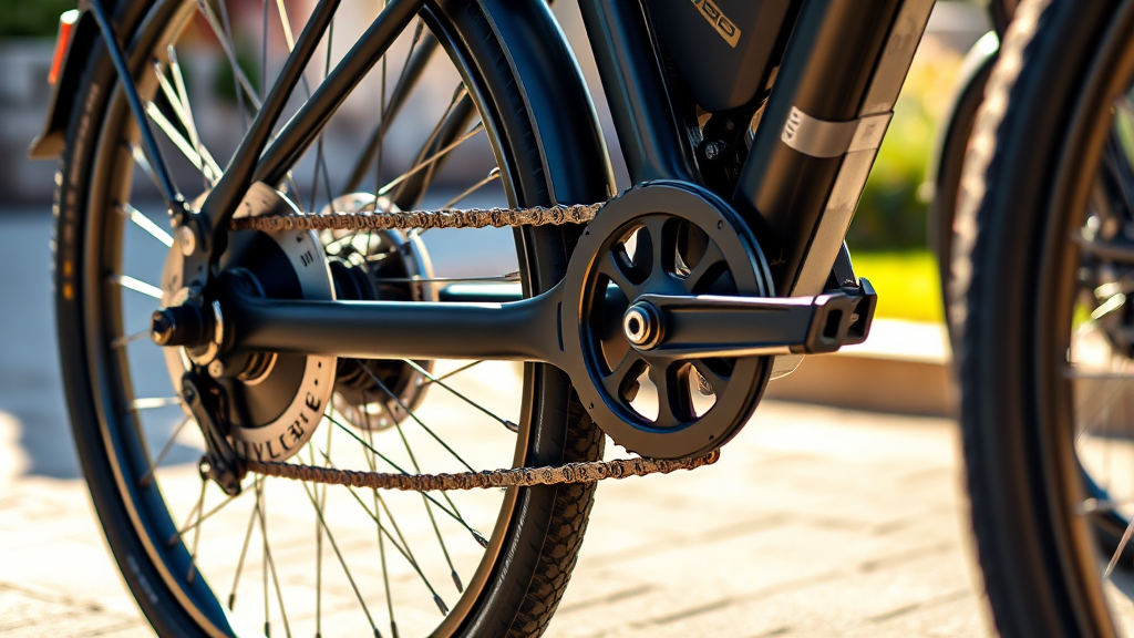 세발 전기자전거 유지보수 및 관리 (realistic 스타일)