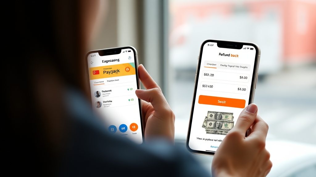 상생페이백 환급 신청 방법 (realistic 스타일)