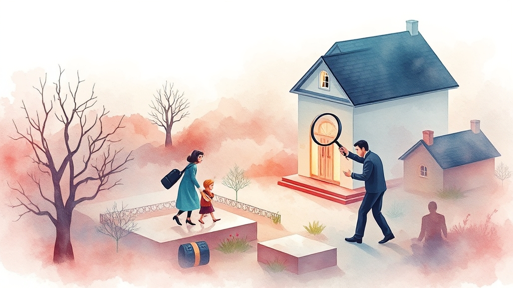 증여, 신중하게 결정해야 (watercolor 스타일)