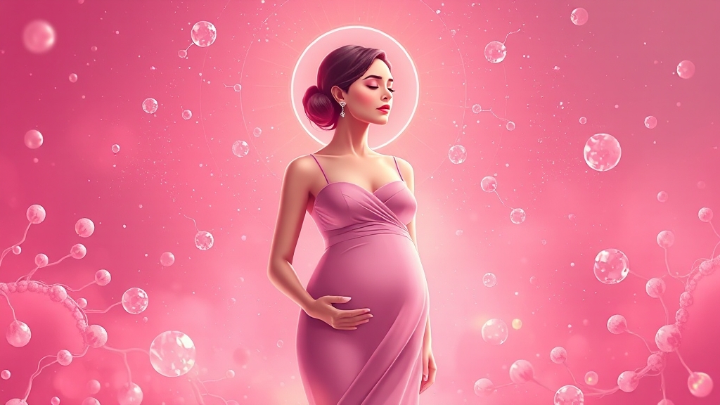 이노시톨 효능, 여성 건강 영향 (illustration 스타일)