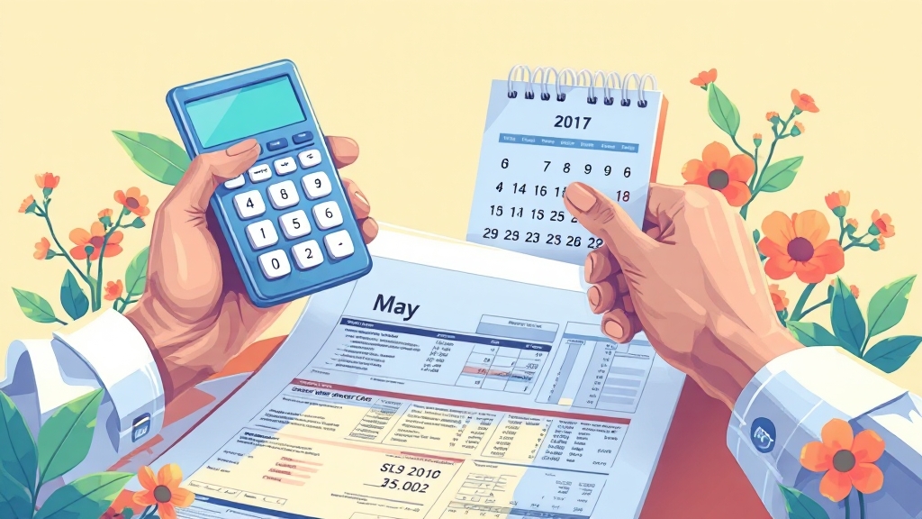 종합소득세, 왜 중요할까요? (illustration 스타일)