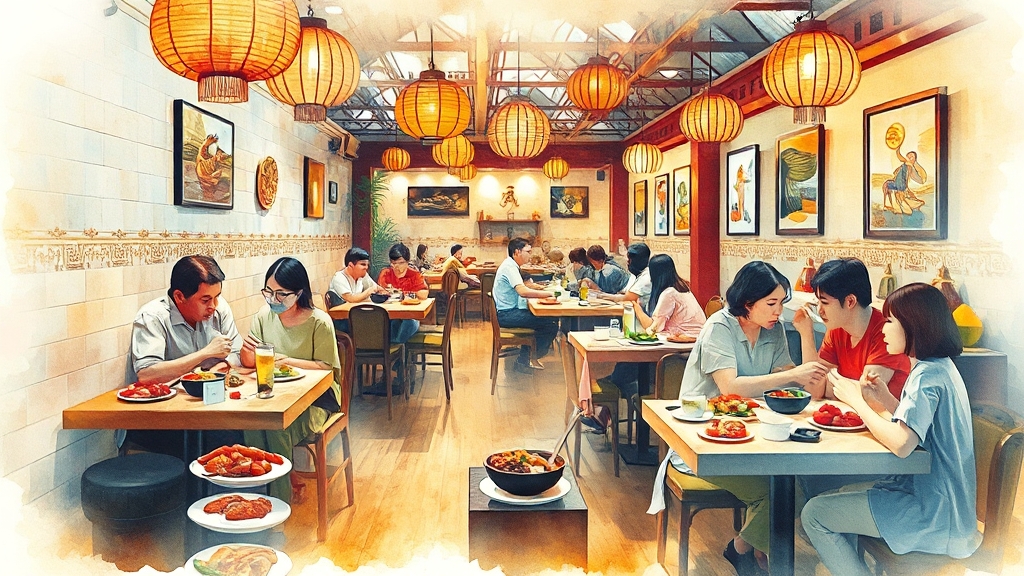 KL 미식 필수 코스 일러스트