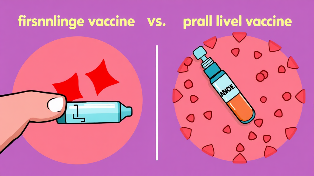 2026년 대상포진 백신 종류와 특징 비교 (cartoon 스타일)