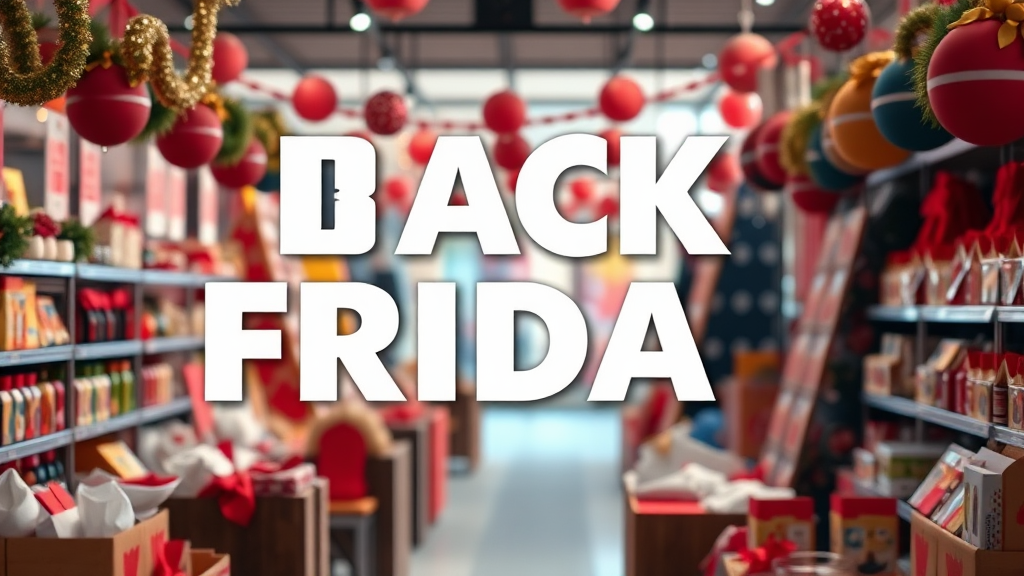 블랙프라이데이 쇼핑 꿀팁 (realistic 스타일)