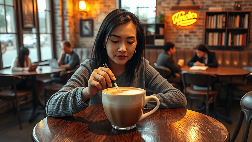 카페라떼, 오해와 진실 파헤치기 (realistic 스타일)