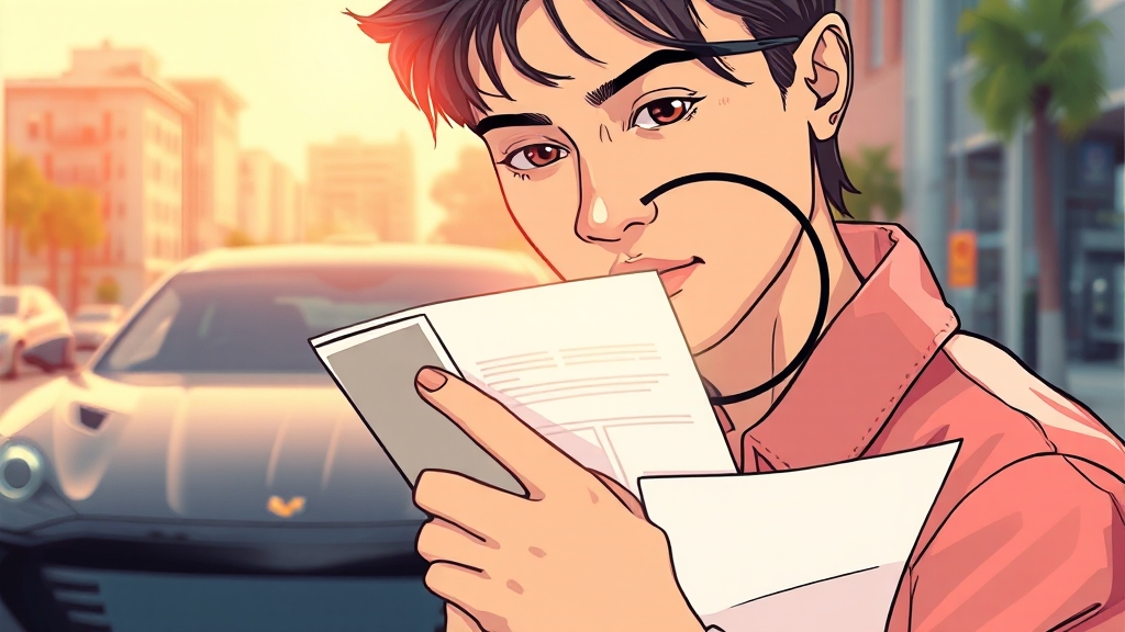 가입 조건, 꼼꼼히 확인! (illustration 스타일)