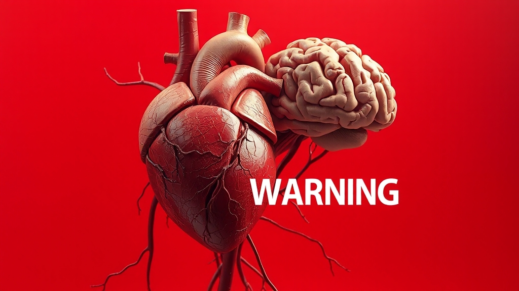 심장 비대 합병증, 어떤 위험이? (realistic 스타일)