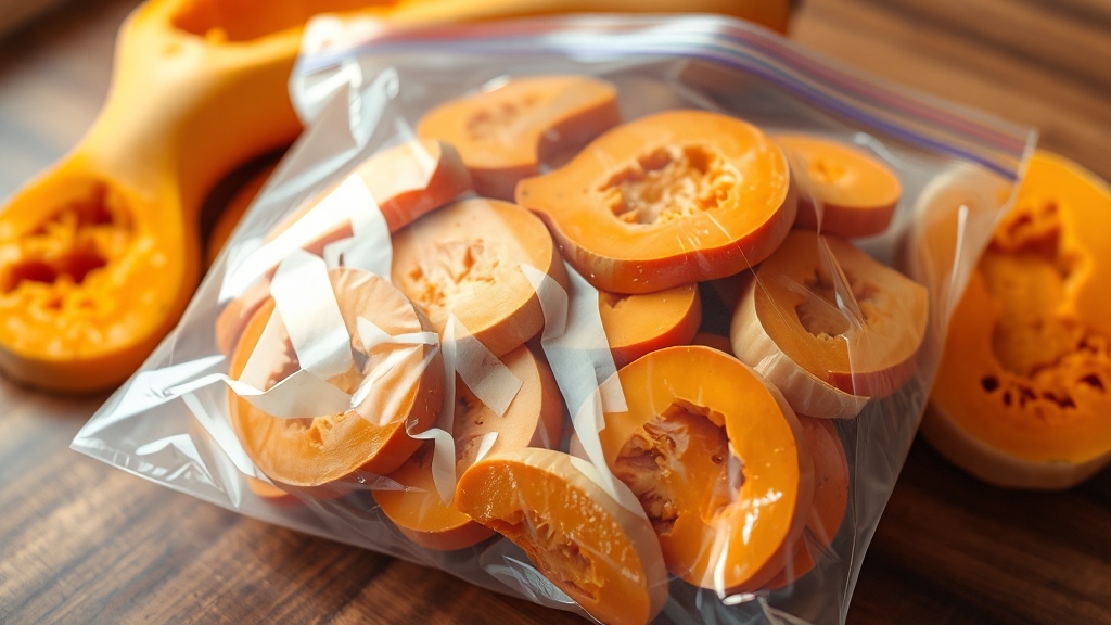 냉동 보관, 어렵지 않아요! (realistic 스타일)