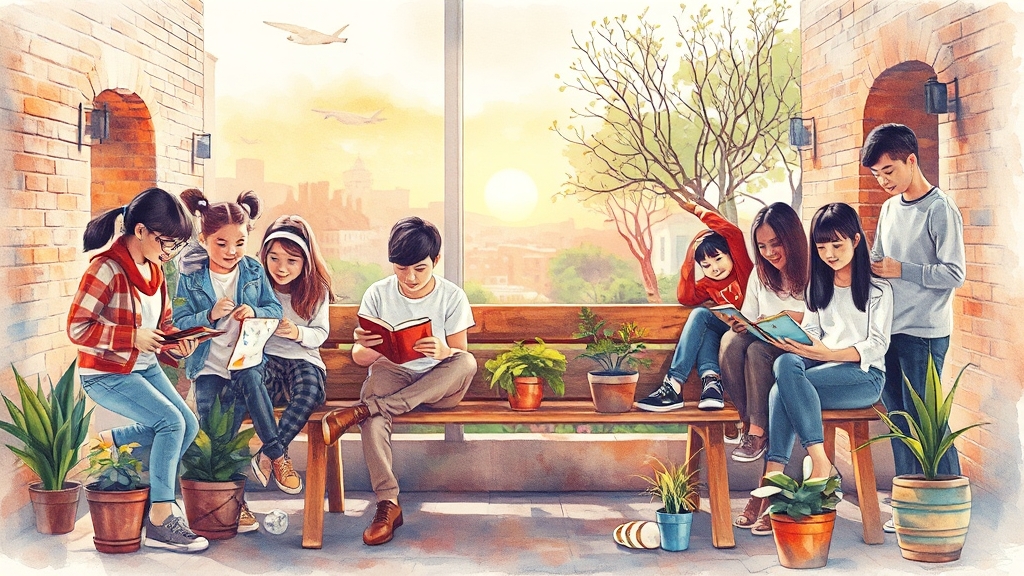 평생교육이용권이란? (watercolor 스타일)