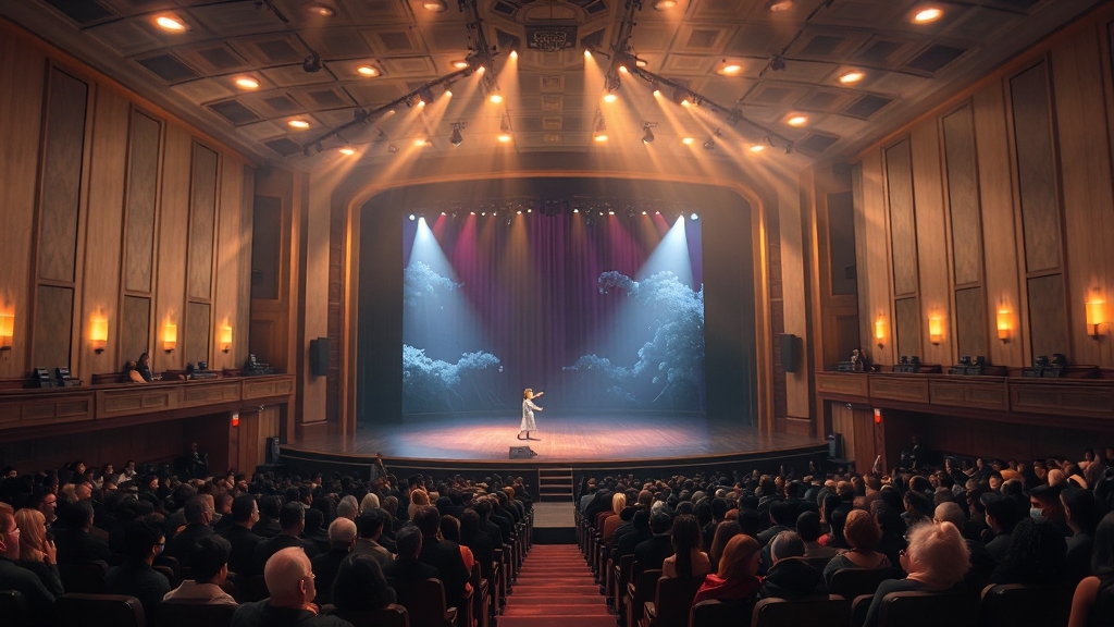 공연장 정보 및 좌석 시야 (realistic 스타일)