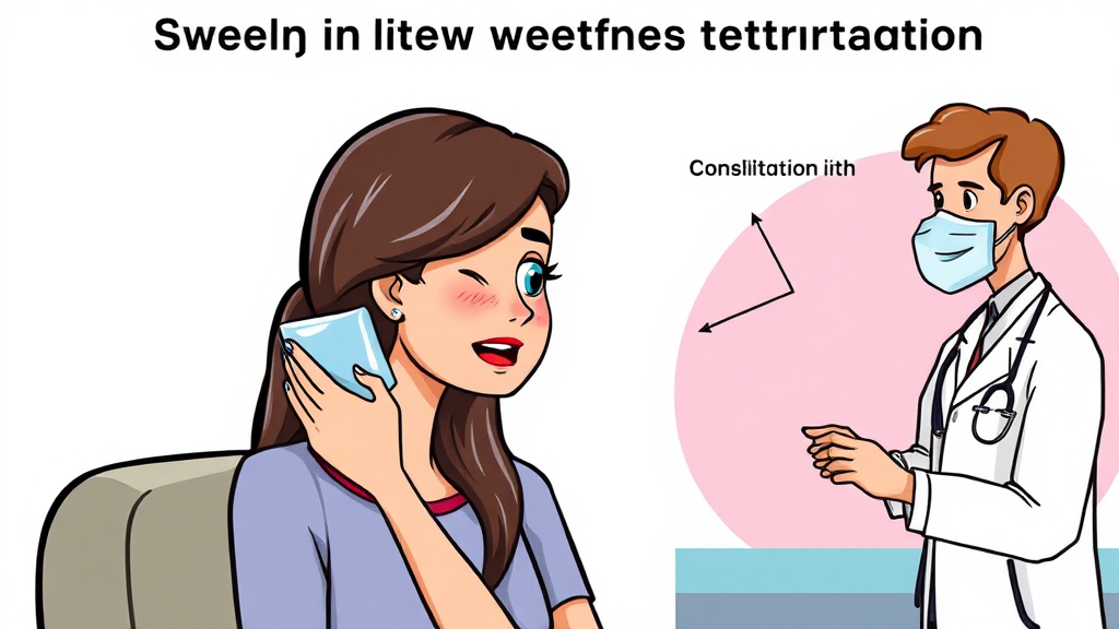 발치 후 붓기, 왜 생길까? (cartoon 스타일)