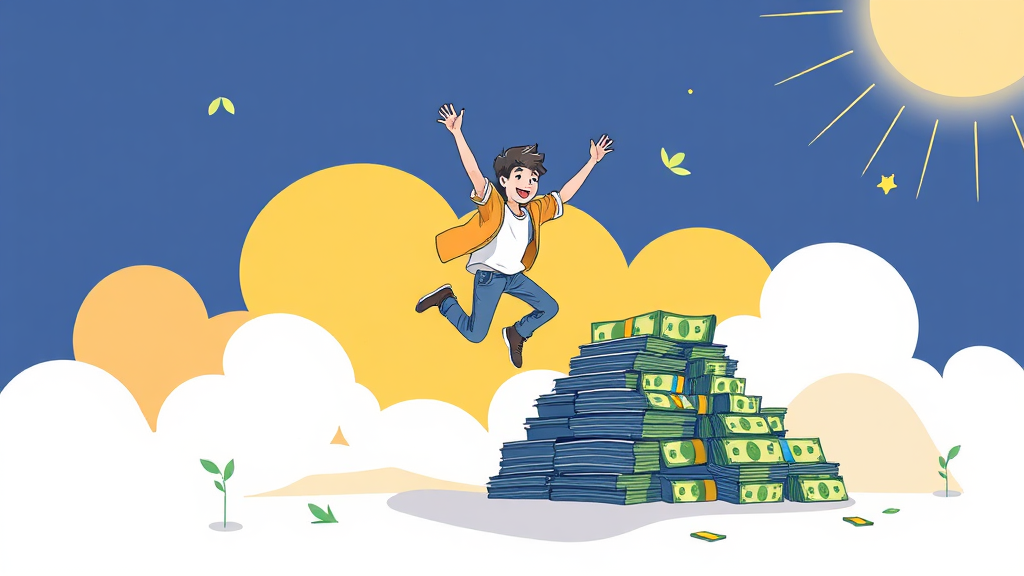 정부기여금 핵심 정보 (illustration 스타일)