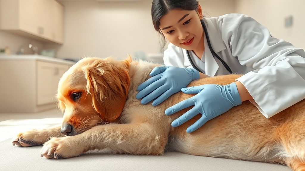 항문낭 관리 시 주의사항 (realistic 스타일)