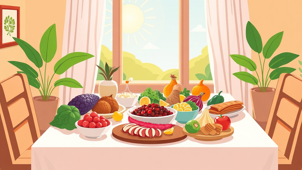 마그네슘이 풍부한 음식, 맛있게 챙기는 법 (cartoon 스타일)