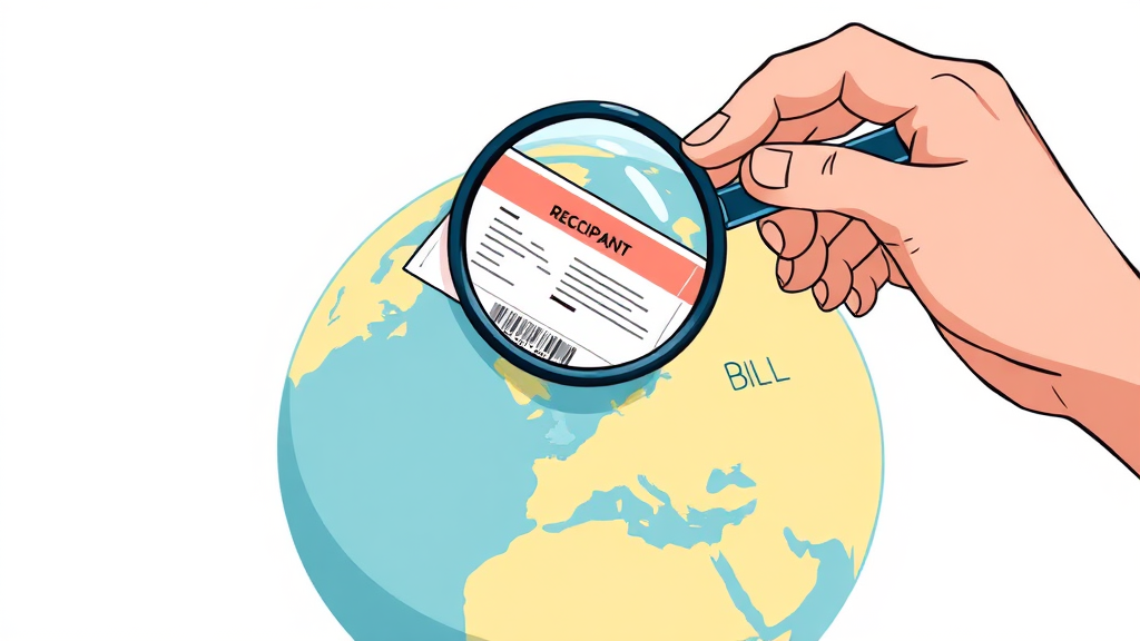 송금 시, 이것만은 꼭! (illustration 스타일)