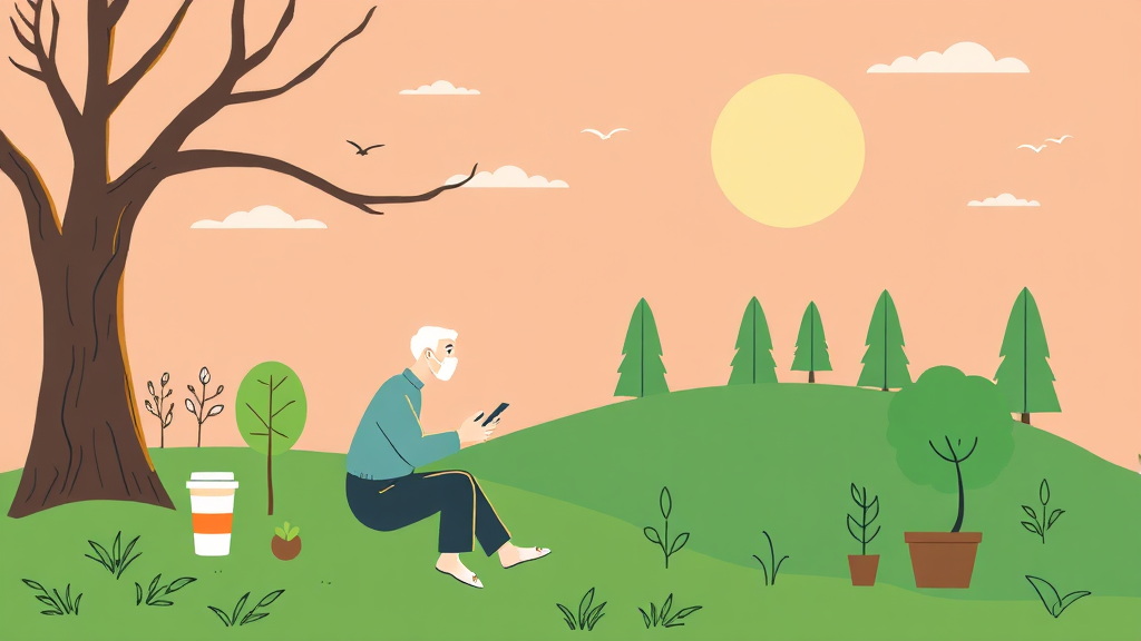 ESG 경영 실천 사례: SKT의 지속가능한 미래 전략 (illustration 스타일)