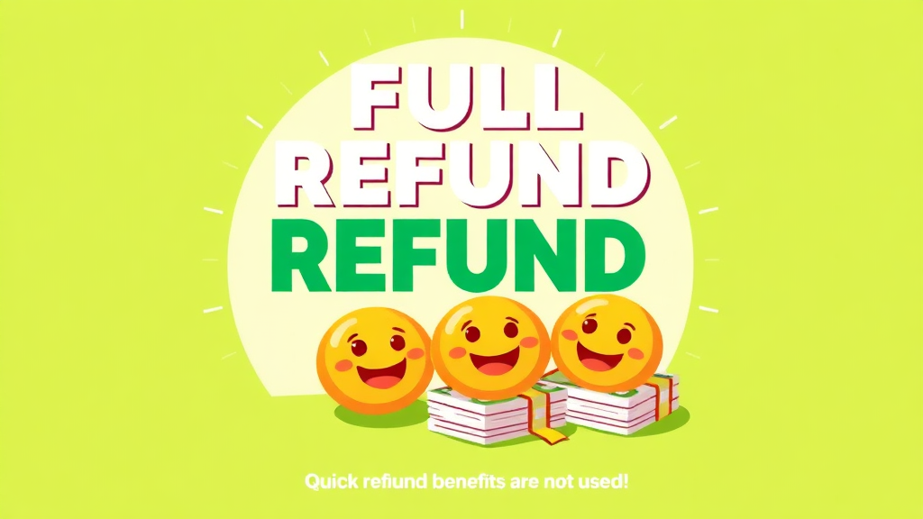 환불 조건 & 금액 계산법 (illustration 스타일)