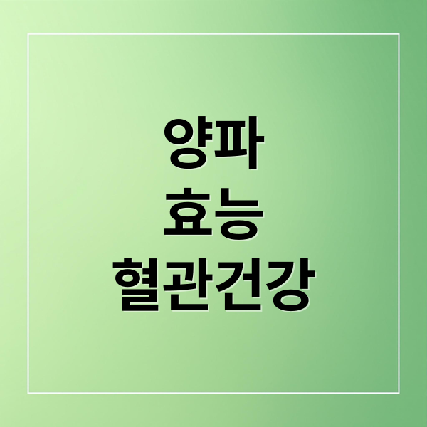 양파
효능
혈관건강 (양파 효능)