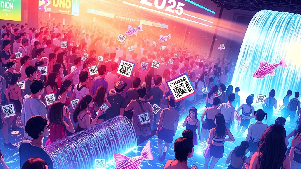 워터밤 티켓: 가격 및 예매 (illustration 스타일)