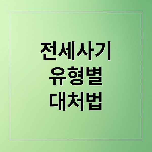 전세사기
유형별
대처법 (전세사기 예방 및 대응)