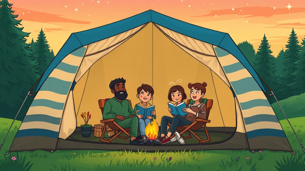 해피패밀리: 주요 특징 및 장점 (cartoon 스타일)