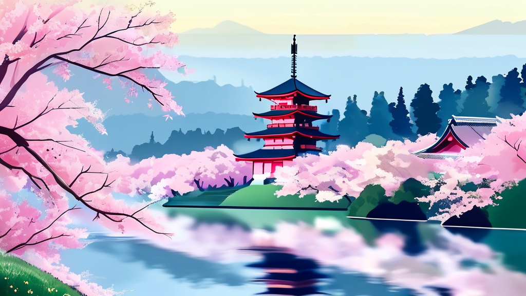 놓치면 후회! 일본 여행 할인 프로모션 및 쿠폰 활용법 (watercolor 스타일)