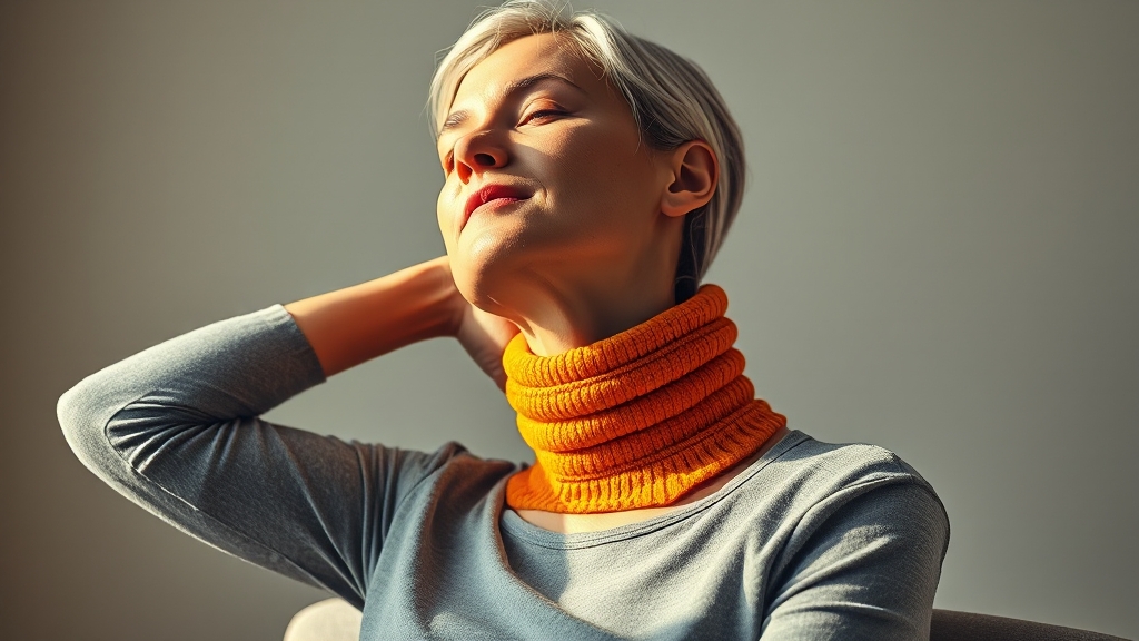 뒷목 멍울, 자가 관리법 (realistic 스타일)