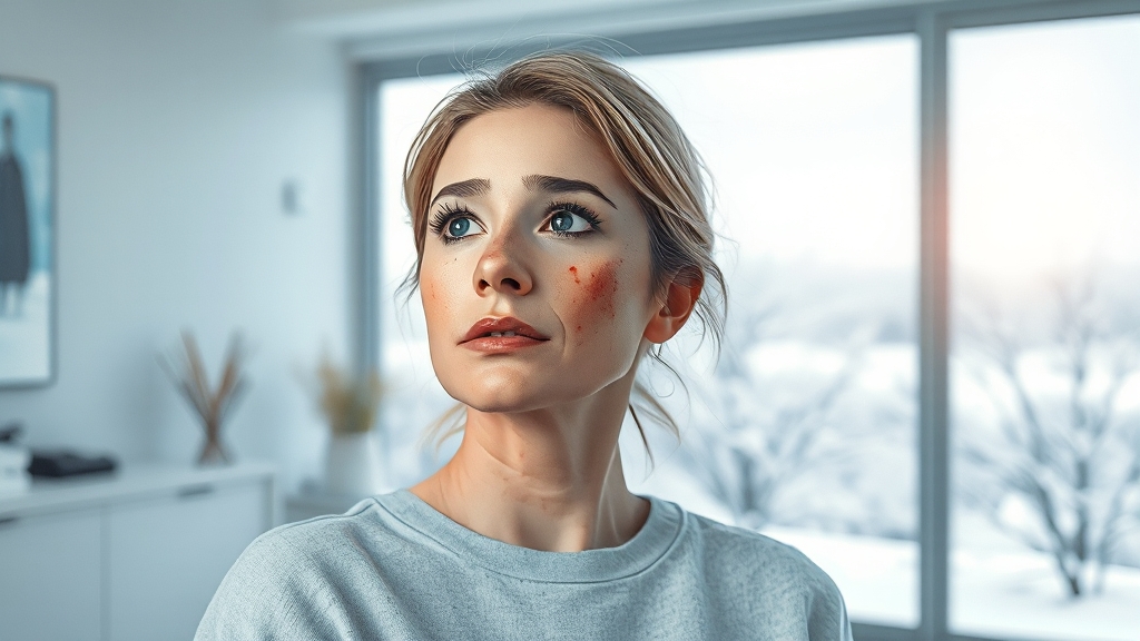 피부 건조증이란? (watercolor 스타일)