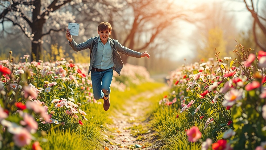 수험표 할인, 왜 특별할까? (realistic 스타일)