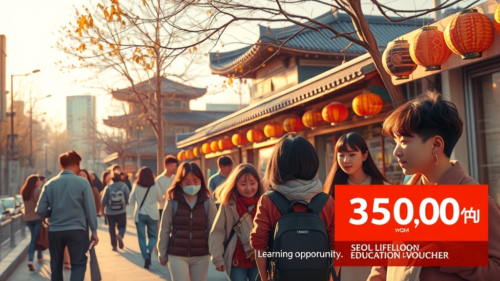 서울시 평생교육이용권, 신청부터 사용까지 완벽 가이드 (realistic 스타일)