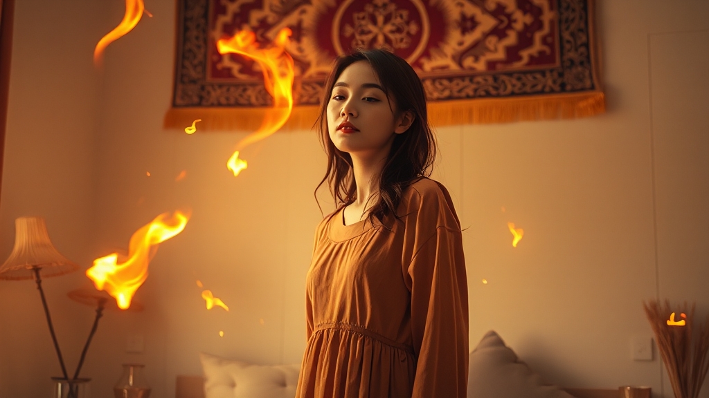 불 꿈 해몽 기본 원리 (realistic 스타일)