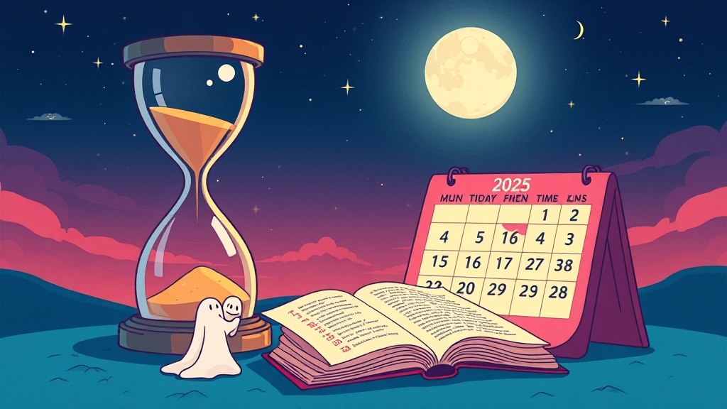 2025년 윤달 총정리: 이유, 특징, 띠별 운세 & 풍습까지 8 윤달, 과학적으로 어떻게 설명될까? (cartoon 스타일)