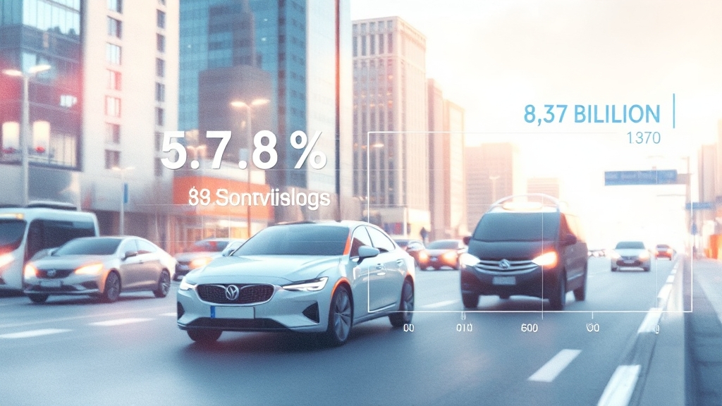 미국 자동차 센서 시장 개요 (watercolor 스타일)