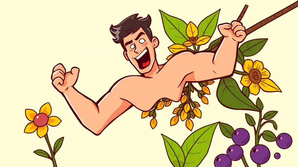 주요 성분 및 효과 (cartoon 스타일)