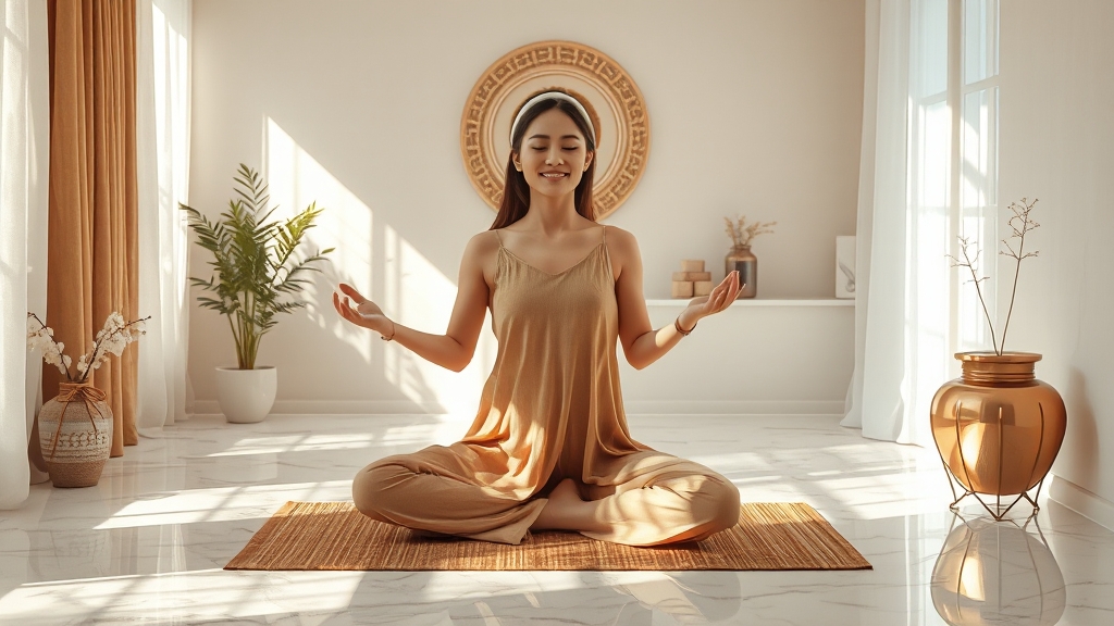 아난다 요가 위치 및 정보 (realistic 스타일)