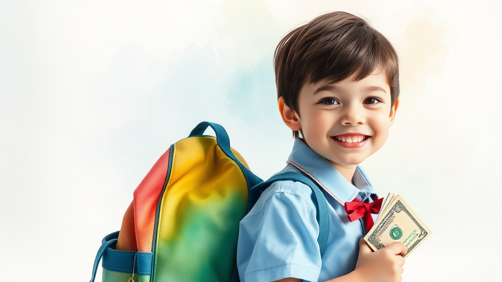 자주 누락되는 항목: 교육비 (watercolor 스타일)