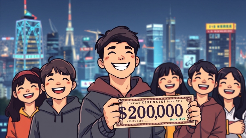 지역별 청년 월세 지원 정책 (cartoon 스타일)