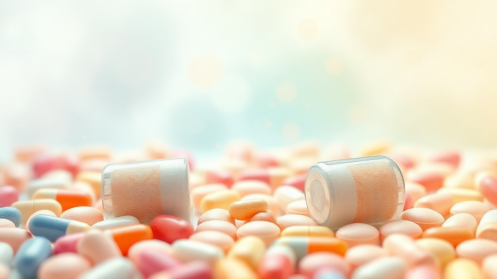 비만 치료제 시장 경쟁 심화 (watercolor 스타일)