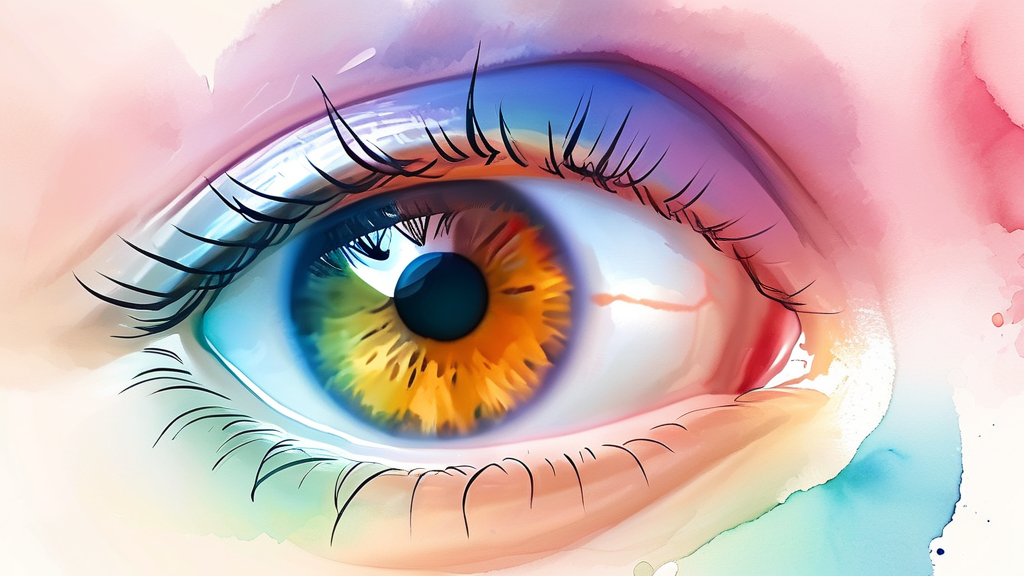 안약 선택 시 고려해야 할 핵심 요소 (watercolor 스타일)