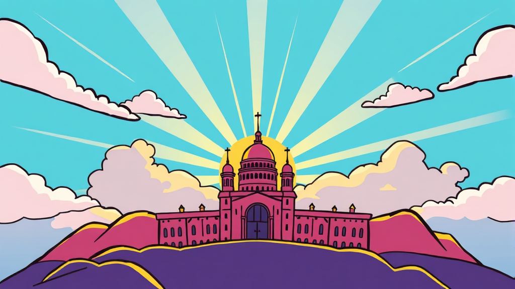 빚 문제, 정부 지원이 답? (cartoon 스타일)