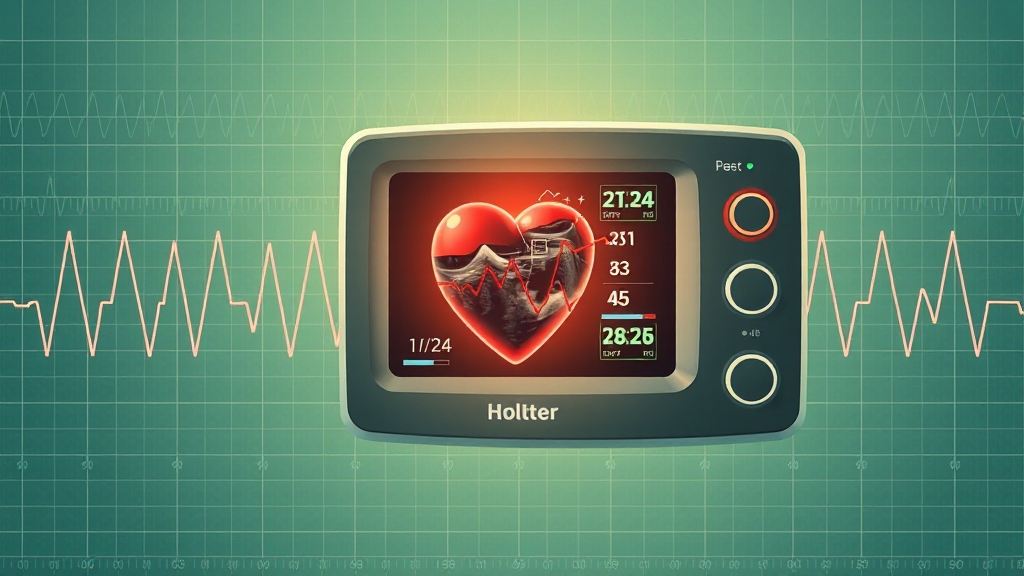 부정맥 검사 비용 및 과정 (illustration 스타일)