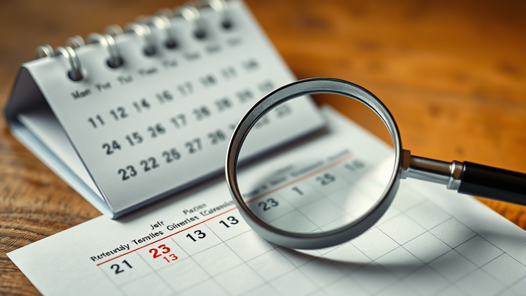 필기시험 일정, 이것만 기억하세요! (realistic 스타일)