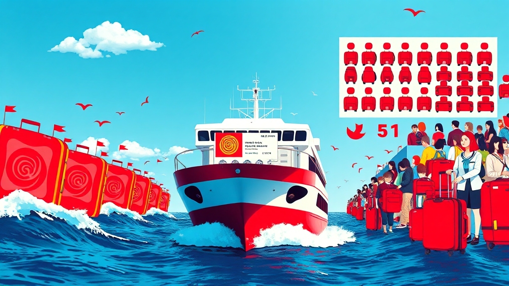 2025 울릉도 배편 크루즈 완벽 가이드: 항구별 시간표·요금·예약 방법 5 배편 예약 시 필수 확인 (popart 스타일)