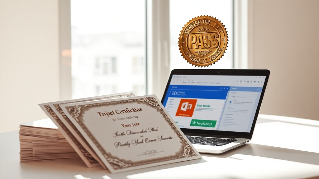 ITQ 자격증, 무엇일까요? (realistic 스타일)