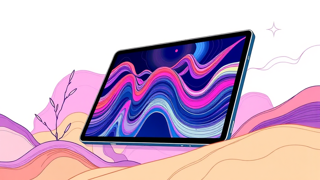 갤럭시탭 S5e 상세 스펙 및 성능 분석 (illustration 스타일)