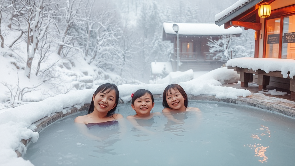 조잔케이 온천: 힐링 료칸 체험 (watercolor 스타일)